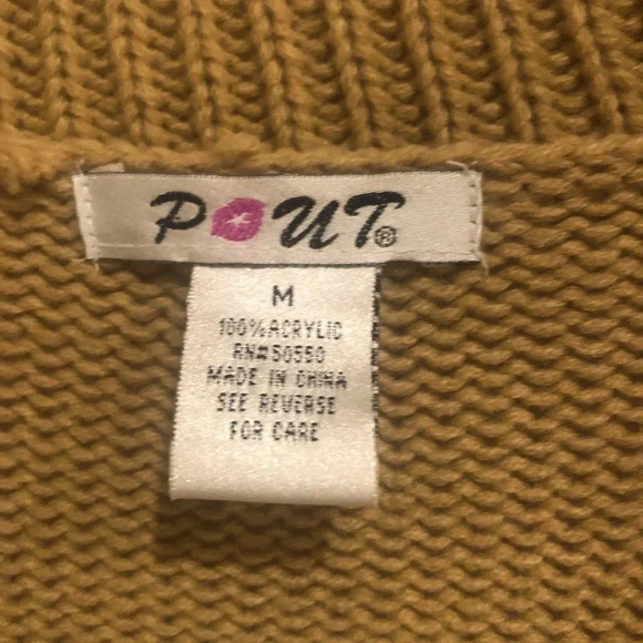 Tan cardigan -size medium - Picture 2 of 4